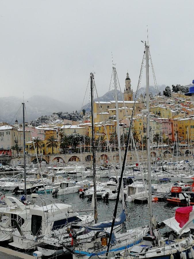 Menton 2 Pieces Climatise A Cote De La Plage Rue Palmaro Eksteriør billede